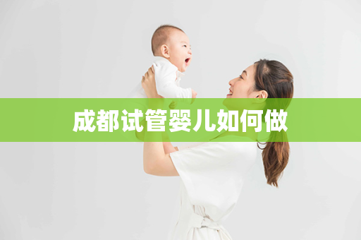 成都试管婴儿如何做