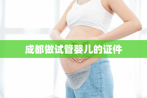 成都做试管婴儿的证件