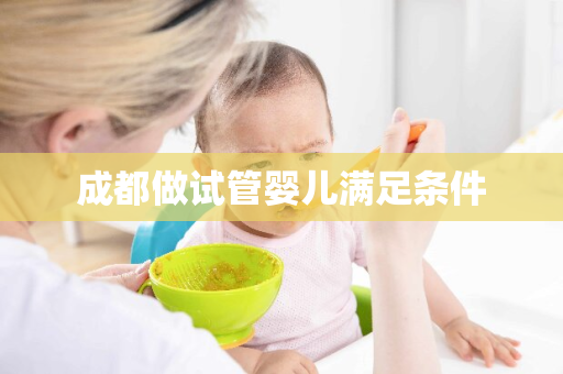 成都做试管婴儿满足条件