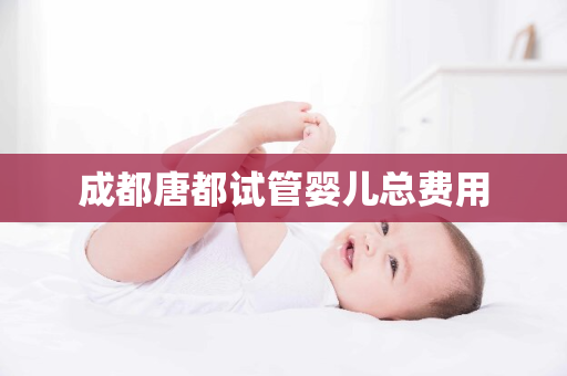 成都唐都试管婴儿总费用