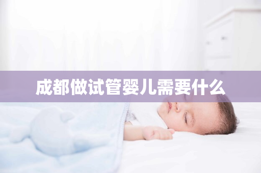 成都做试管婴儿需要什么