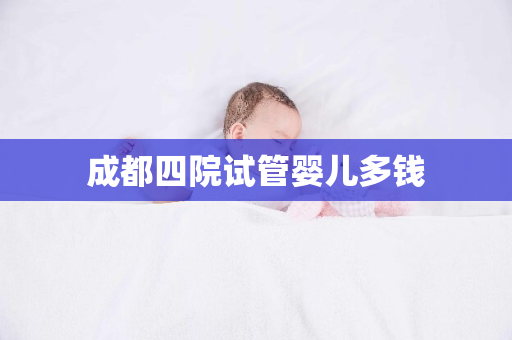 成都四院试管婴儿多钱