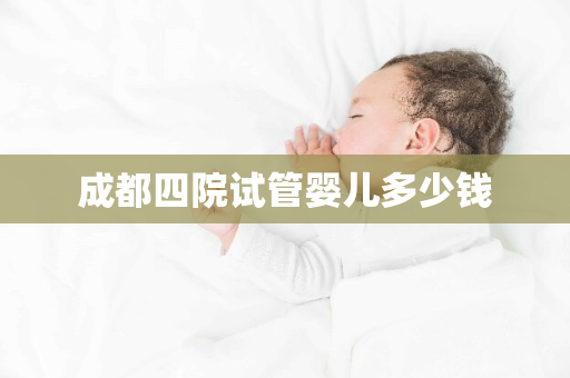 成都四院试管婴儿多少钱