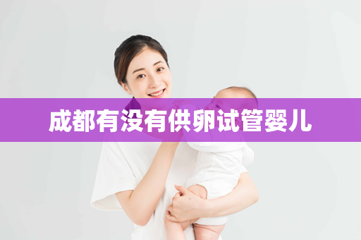 成都有没有供卵试管婴儿