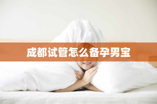 成都试管怎么备孕男宝