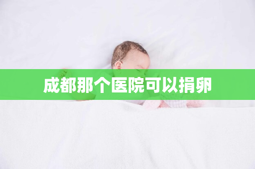 成都那个医院可以捐卵