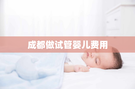 成都做试管婴儿费用