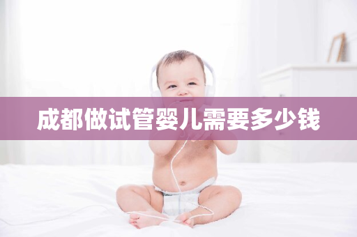 成都做试管婴儿需要多少钱