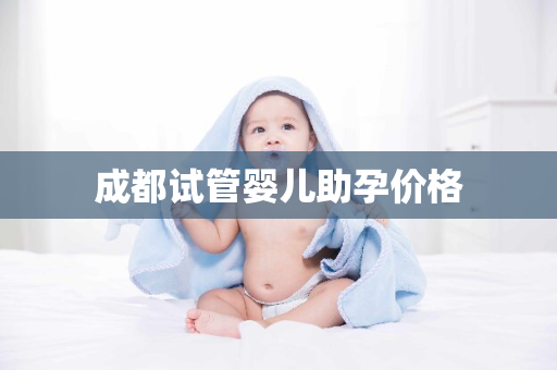 成都试管婴儿助孕价格