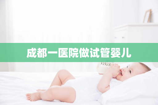 成都一医院做试管婴儿