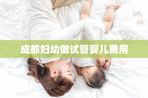 成都妇幼做试管婴儿费用