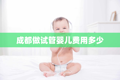 成都做试管婴儿费用多少